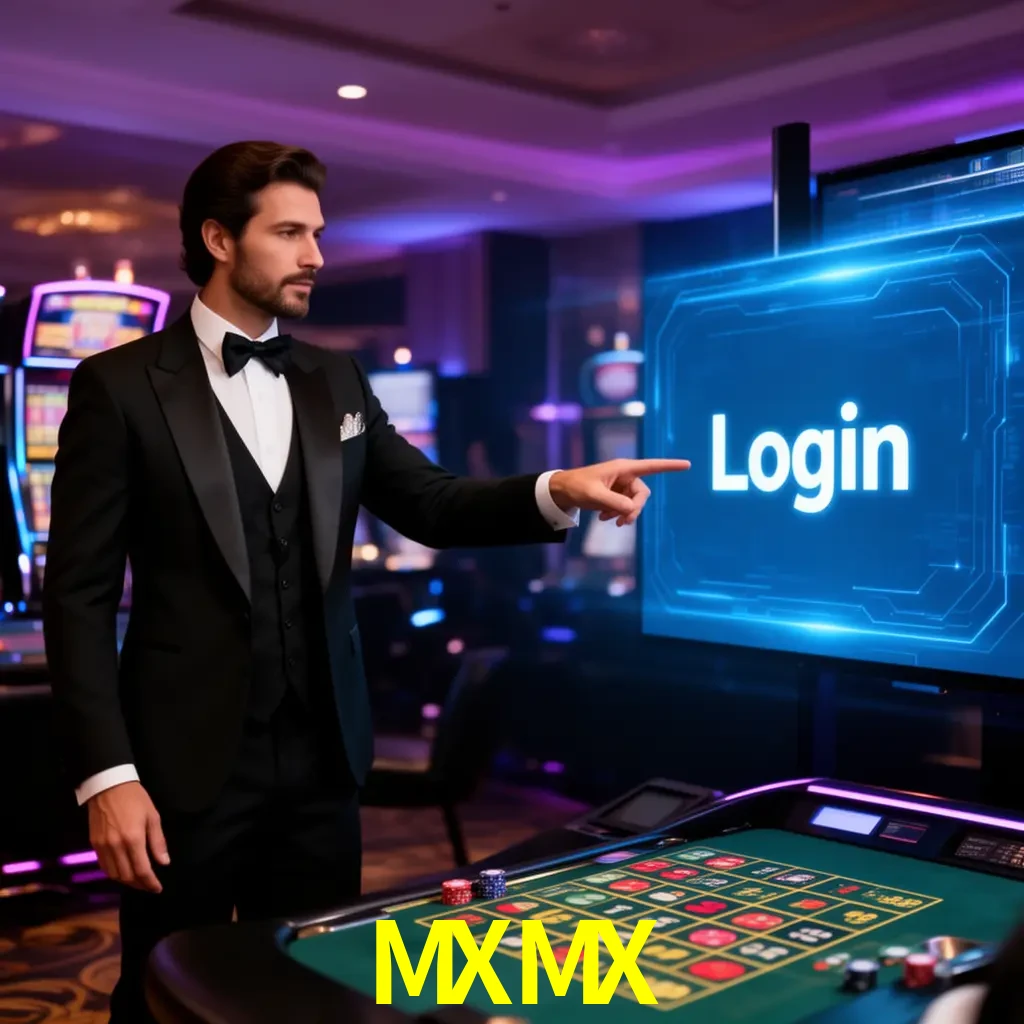 MXMX Login - OTP, cuenta y soporte Pantalla MXMX Login con OTP, contraseña, cuenta segura y soporte móvil